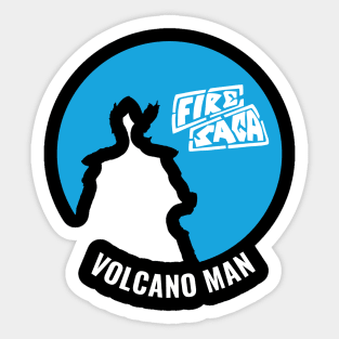 Volcano Man Sticker